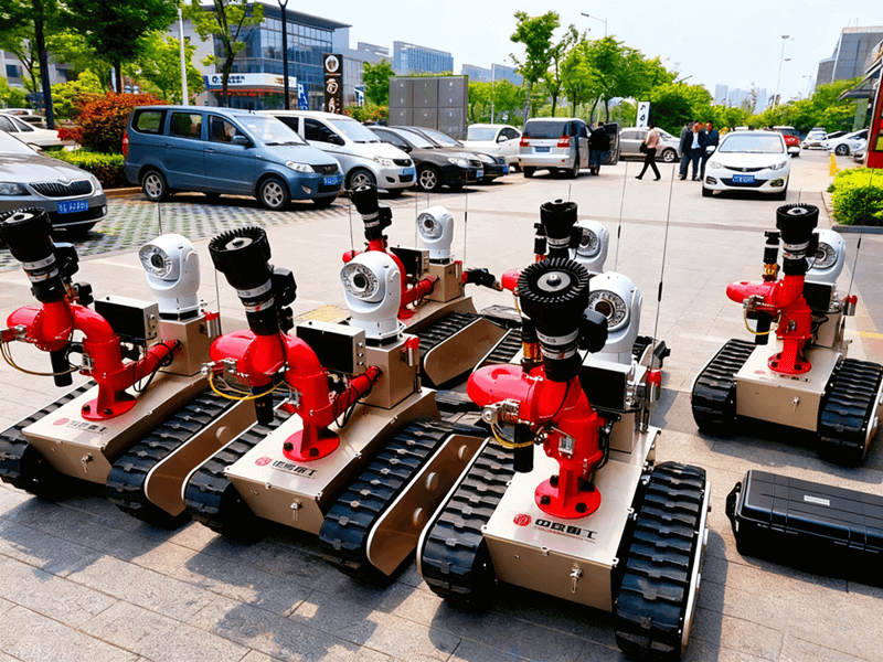 Kinas brannmannskapsgiganter har kommet inn i brannslukking av robotikkmarkedet og innleder nye endringer i bransjen