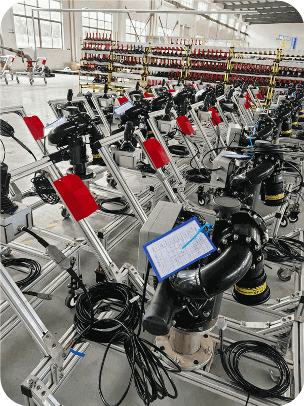 Bestillingsfremdriftsoppdatering: Din tilpassede elektriske brannmonitor PSKD20-40 etterbestilling har blitt inspisert og sendt